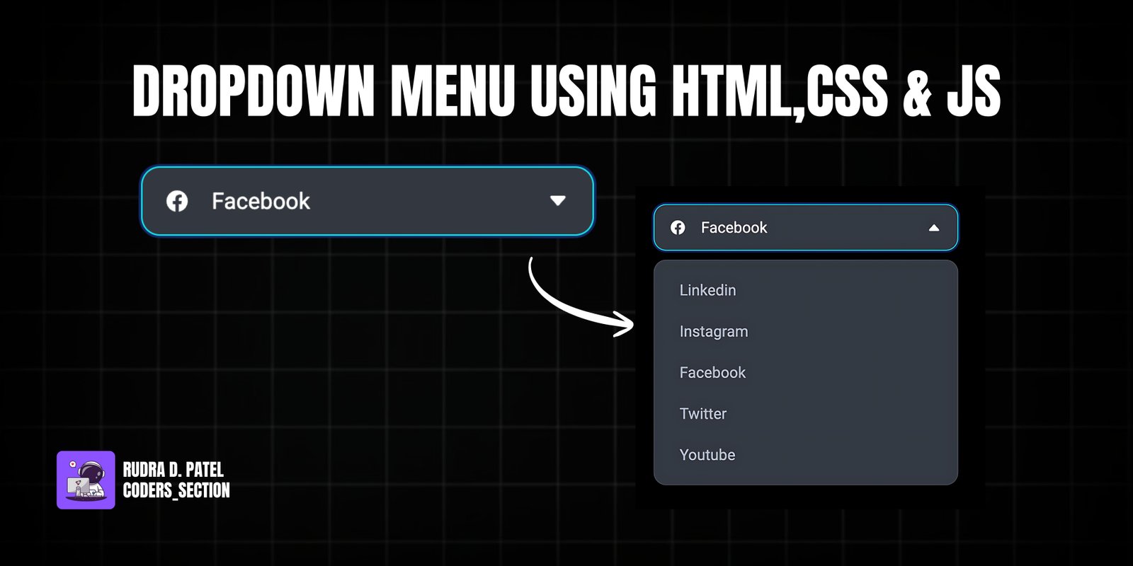 Dropdown Menu Project Thumbnail